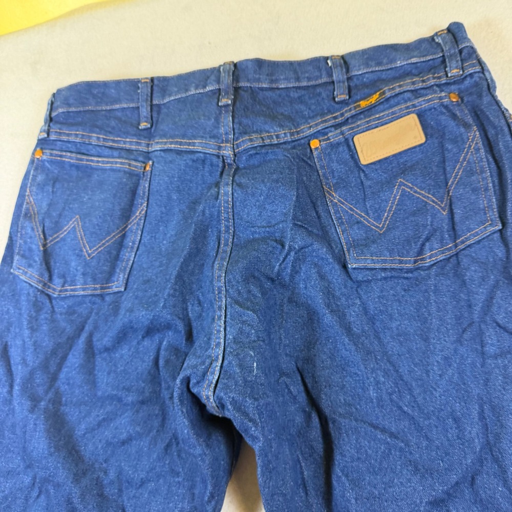 Wrangler Cowboy Cut 1013MWZPW Mens Dark Wash Straight Leg Denim Jeans 40x30